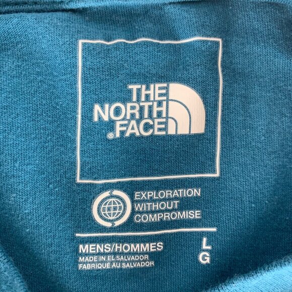 The North Face Aqua Short Sleeve Crewneck Shirt Mens Large - Picture 3 of 4
